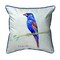 Betsy Drake Blue Grosbeak Indoor/Outdoor Extra Large Pillow 20x24